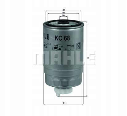 Knecht фильтр топлива kc68 opel astra corsa vectra Цена