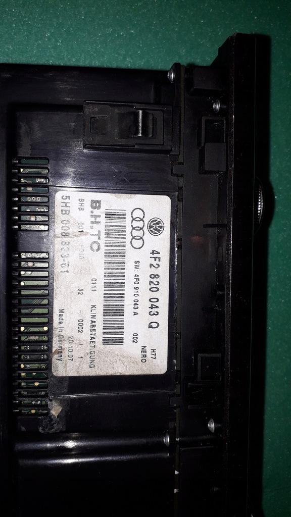 фото №7, Панель кондиционера audi a6 c6 04-11 4f2820043q