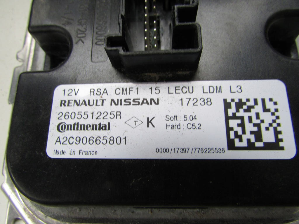 фото №3, Модуль led renault 260551225r