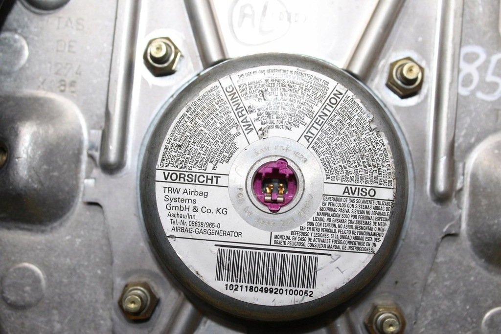 фото №5, Подушка подушка безопасности руля audi a8 d2 fl