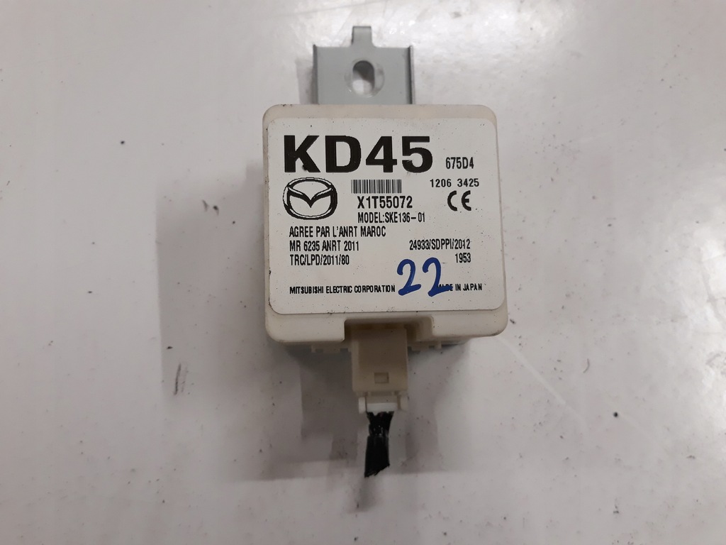 фото №1, Модуль антени kd45675d4 mazda cx5 13-
