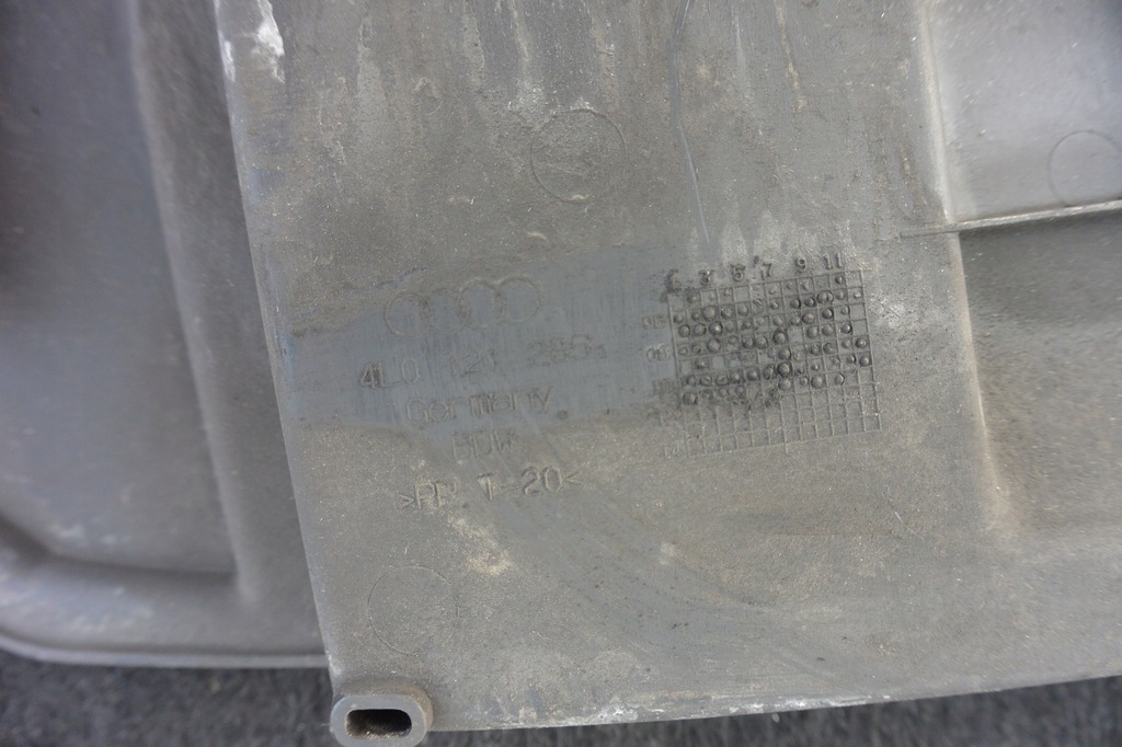 фото №9, Защита поперечина воздуховод воздуха audi q7 4l lift