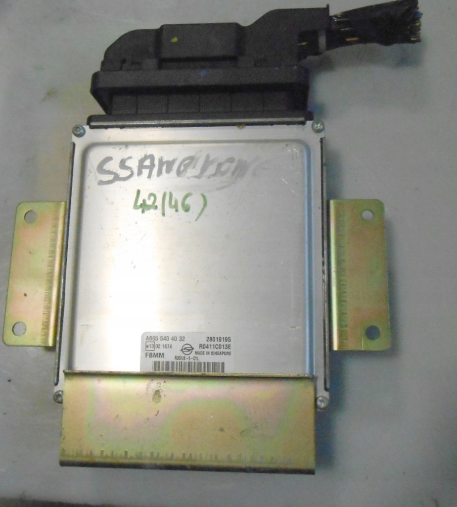 Купить Ssangyoung rodius 2,7xdi бортовой компьютер a6655404032