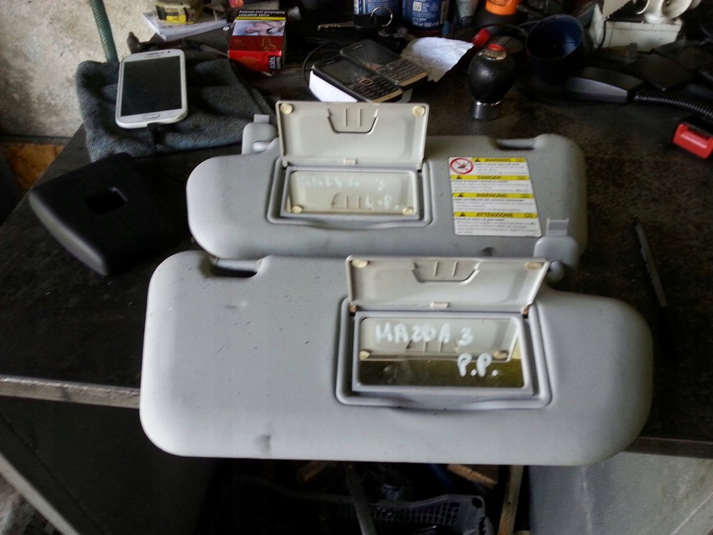 фото №1, Mazda 3 03-09 защита солнцезащитная левая правая