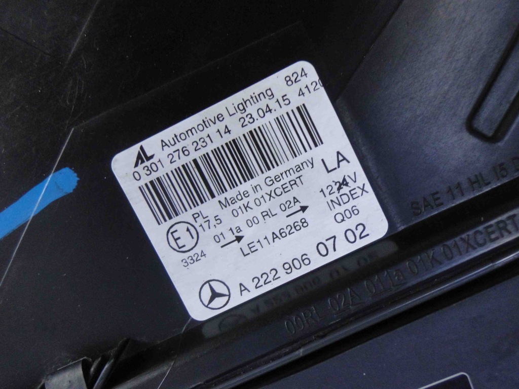 фото №14, Mercedes s-klasa w222 13-17 f-led ils лампа левая