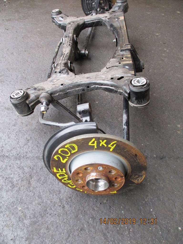 фото №4, Oś підвіска балка jeep renegade 2,0d 4x4