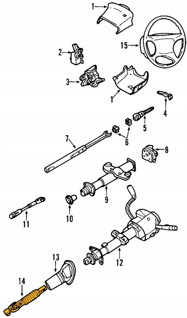 Cadillac escalade yukon крестовина колонки соединитель Оригинал