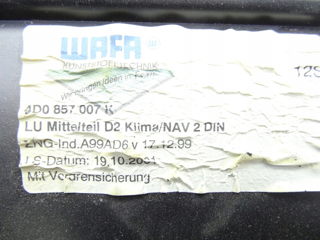 фото №6, Audi a8 d2 набор navi plus навигация радио рамка доставка