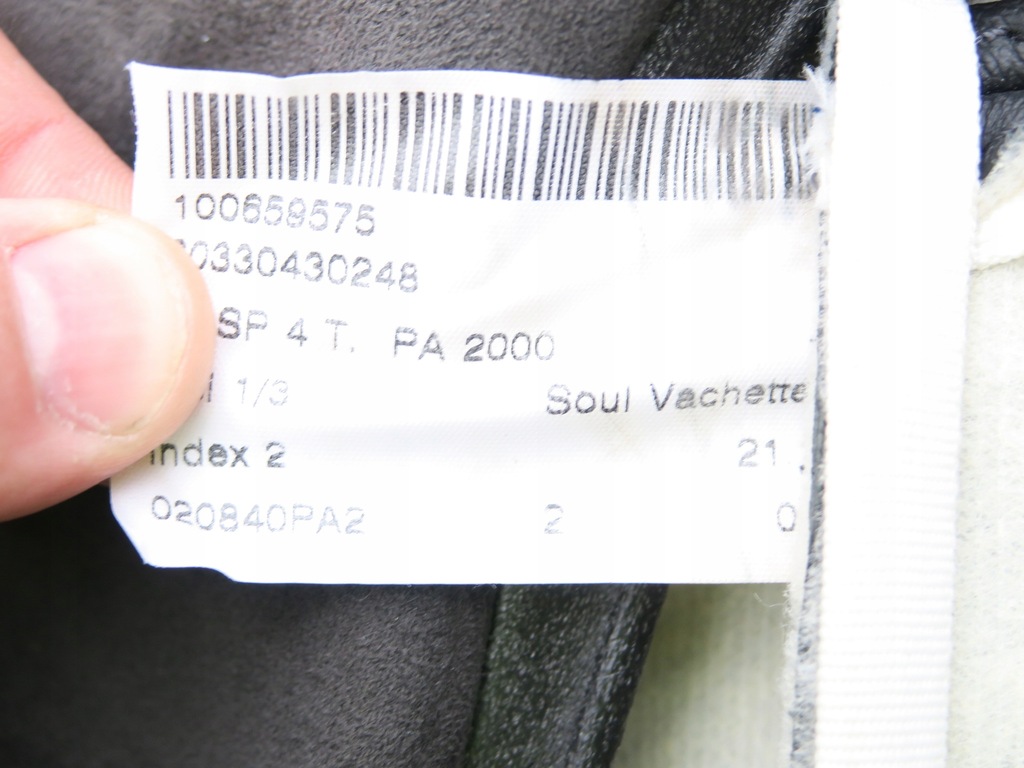 фото №8, Сиденье 1/3 задняя czarna кожа audi a3 8l 01-03