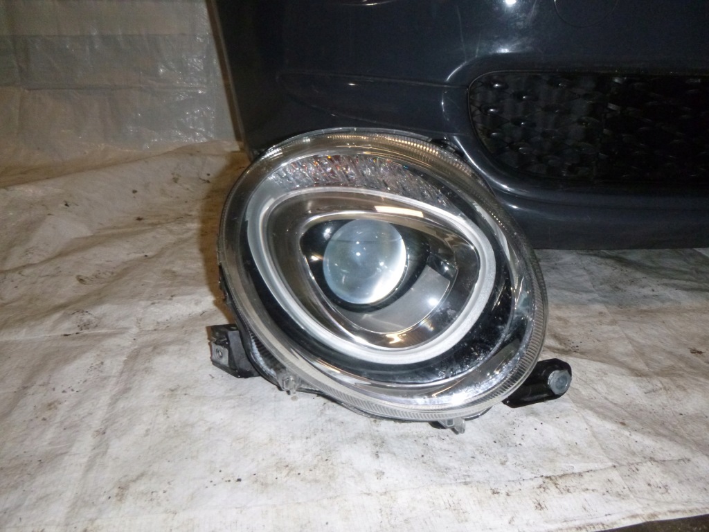 фото №2, Fiat 500 lift бампер капот лампи перед 2017 rok