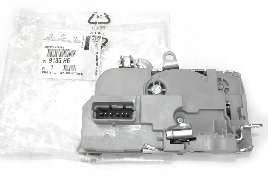 фото №1, Замок двері лівий перед peugeot partner 9135h6
