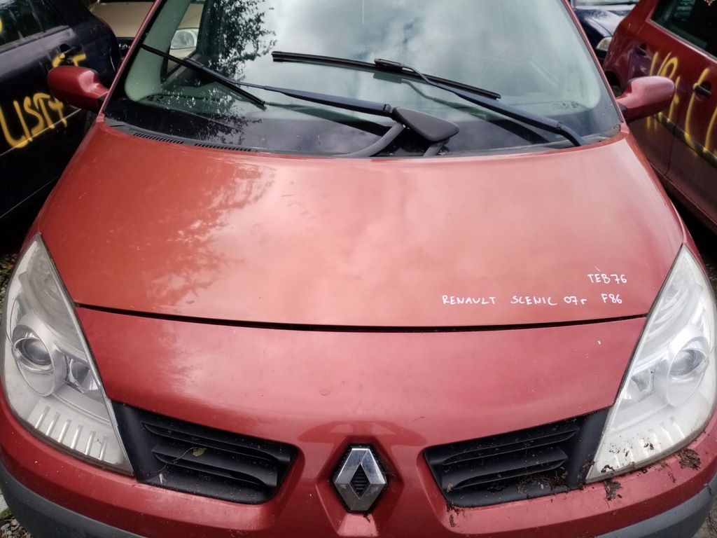 фото №1, Капот крышка двигателя renault scenic ii lift teb76