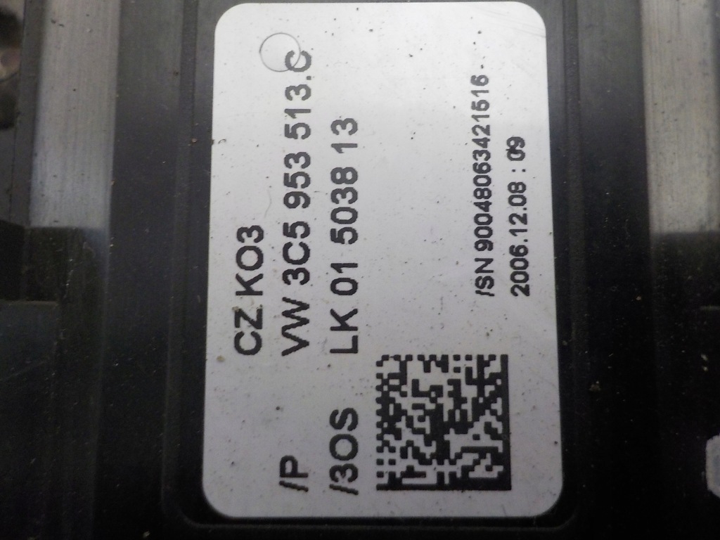 Перемикачі стрічка перемикачі 3c5953507 passat b6 2.0 Зі Шроту