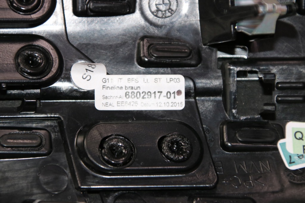 Bmw g11 g12 накладка накладки консолі fineline braun Зі Шроту