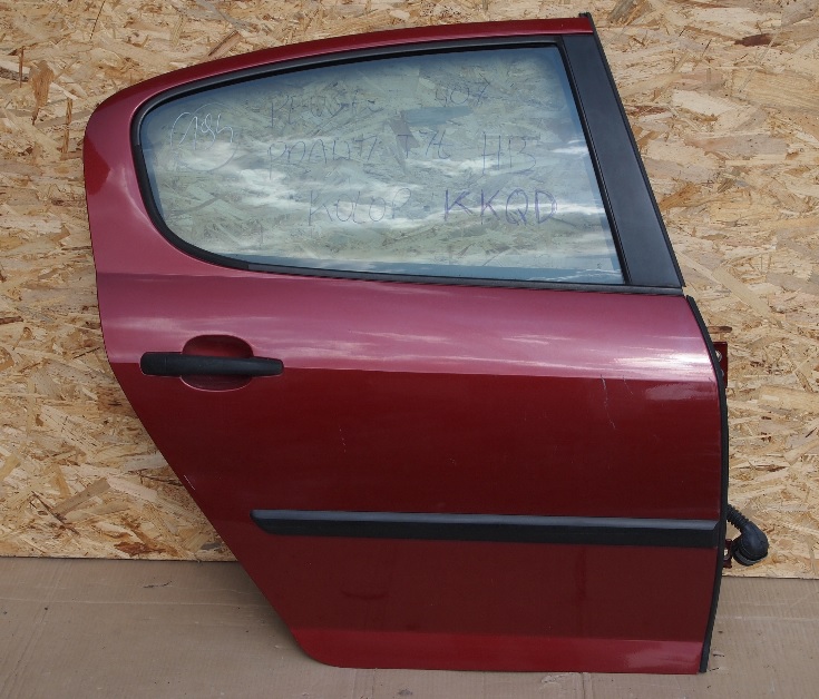 фото №1, Двері правий задня sedan peugeot 407 колір kkqd