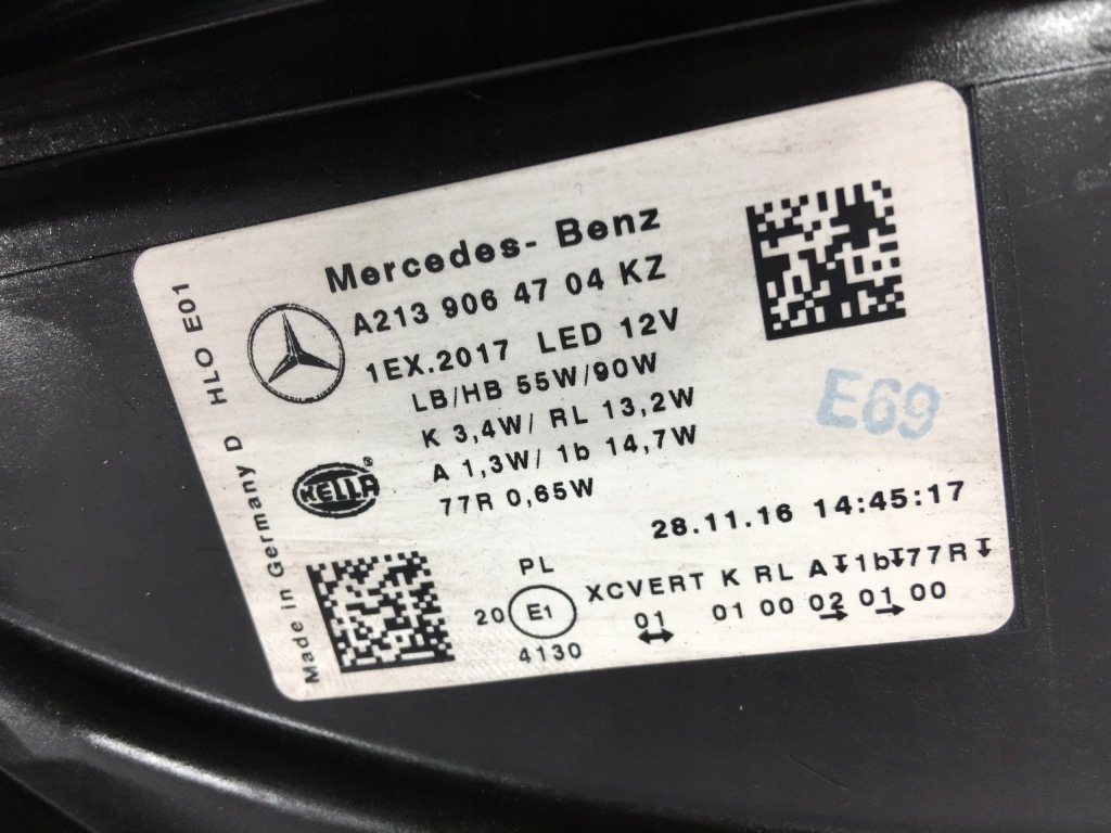 Mercedes e kl w213 фара full led ліва w2139064704 Київ