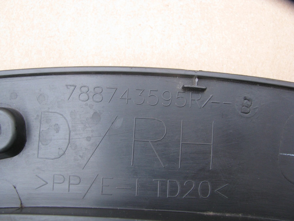 фото №5, Renault kadjar права молдинг крила задня 78874595r