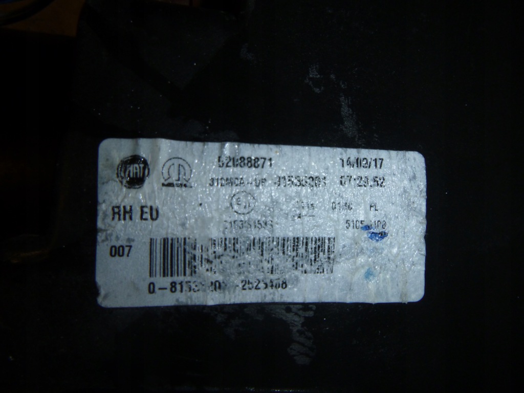 фото №3, Fiat 500 lift бампер капот лампи перед 2017 rok