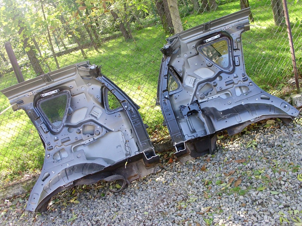 фото №15, Ssangyong rexton крыло левый задняя четверть стекло серебристая w niebieski