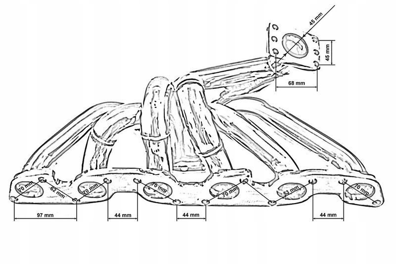 фото №4, Коллектор выпускной nissan skyline r32 r33 r34 rb26