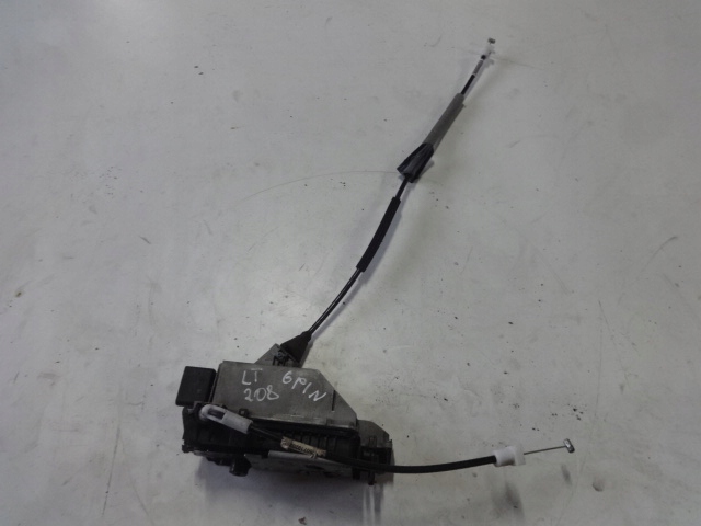 фото №1, Peugeot 208 i 12r- замок дверь левый задняя 6 pinów