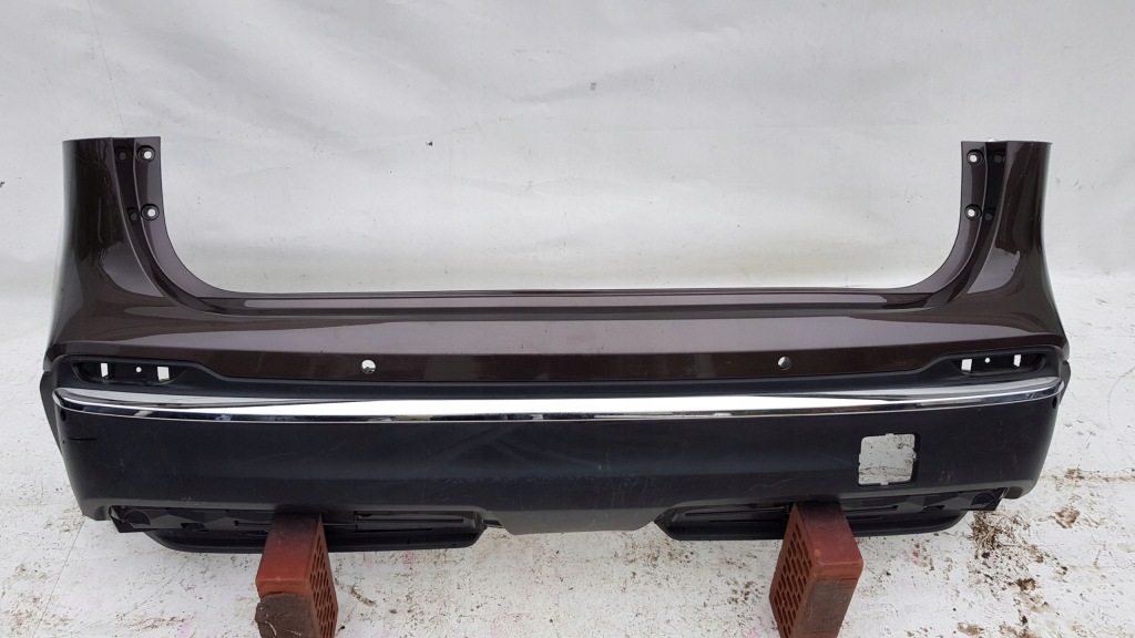 фото №1, Бампер nissan qashqai ii lift 17-20 задняя pdc хром