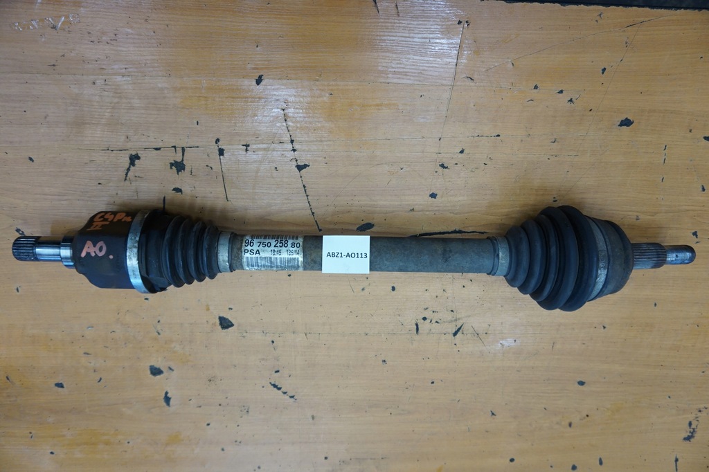 фото №1, Приводной вал левая citroen c4 picasso ii 9675025880 1.6hdi