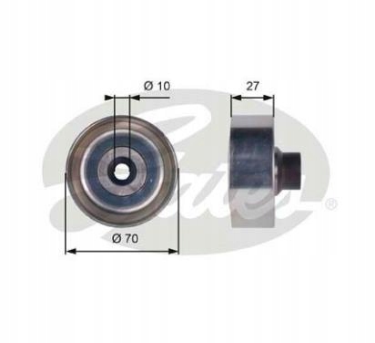 Gates ролик направляющая ремень citroen/peugeot c2/c3 Цена