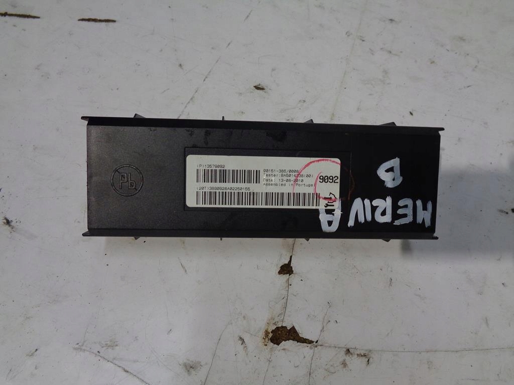 фото №1, Модуль обдув 13579092 opel meriva b