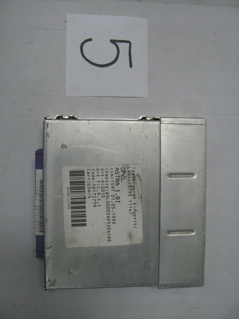 фото №1, Блок управления двигателя 16172779 opel astra 1.6l