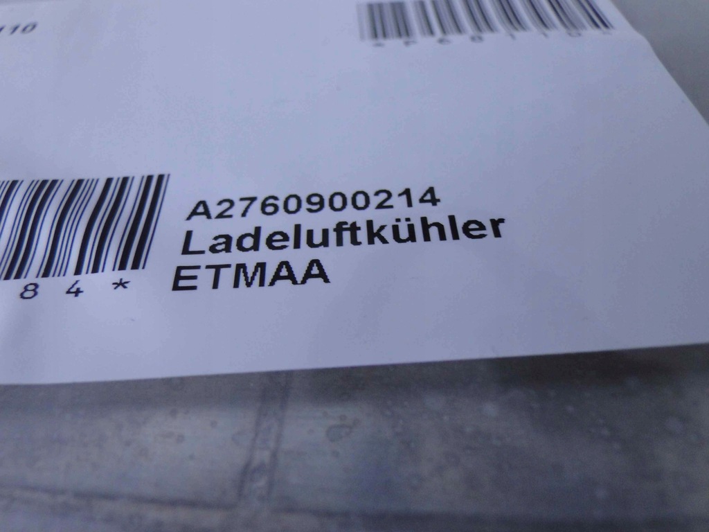 фото №5, Mercedes e klasa 207 радіатор інтеркулер