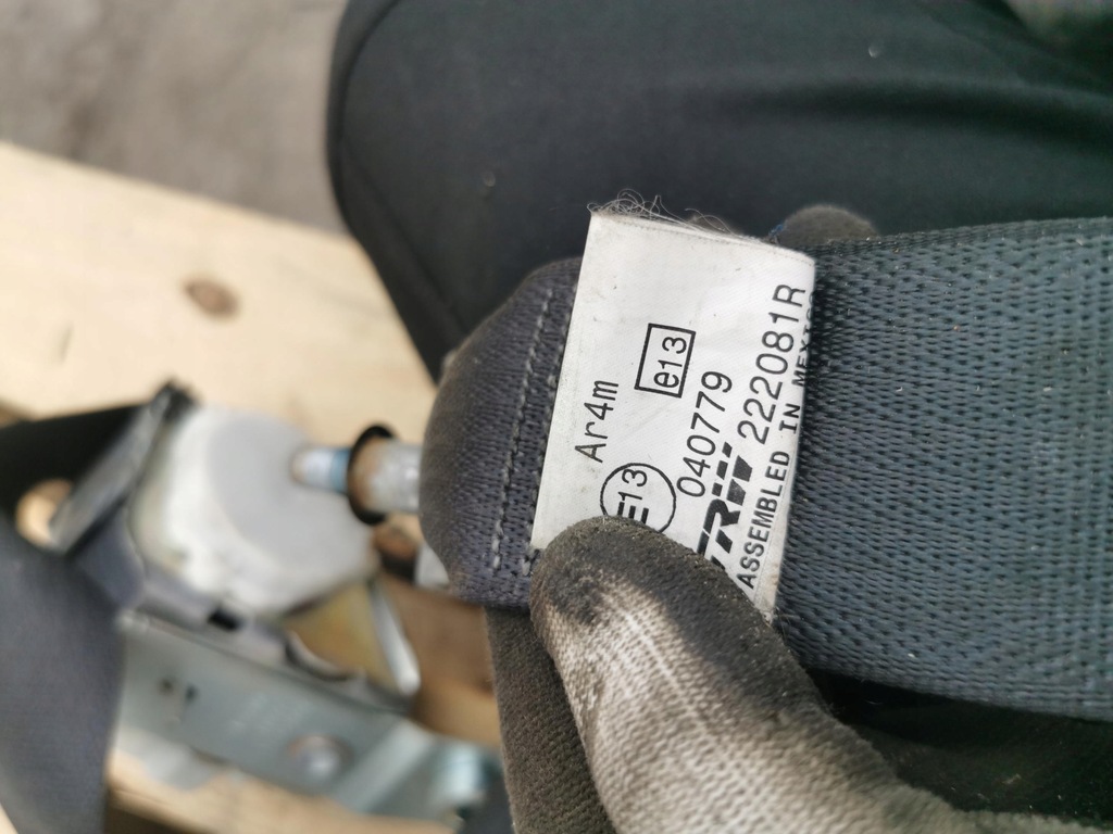 фото №5, Pas безпеки задня правий chrysler voyager v 08