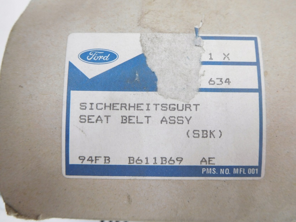 фото №7, Pas безпеки лівий задня ford fiesta 1107634