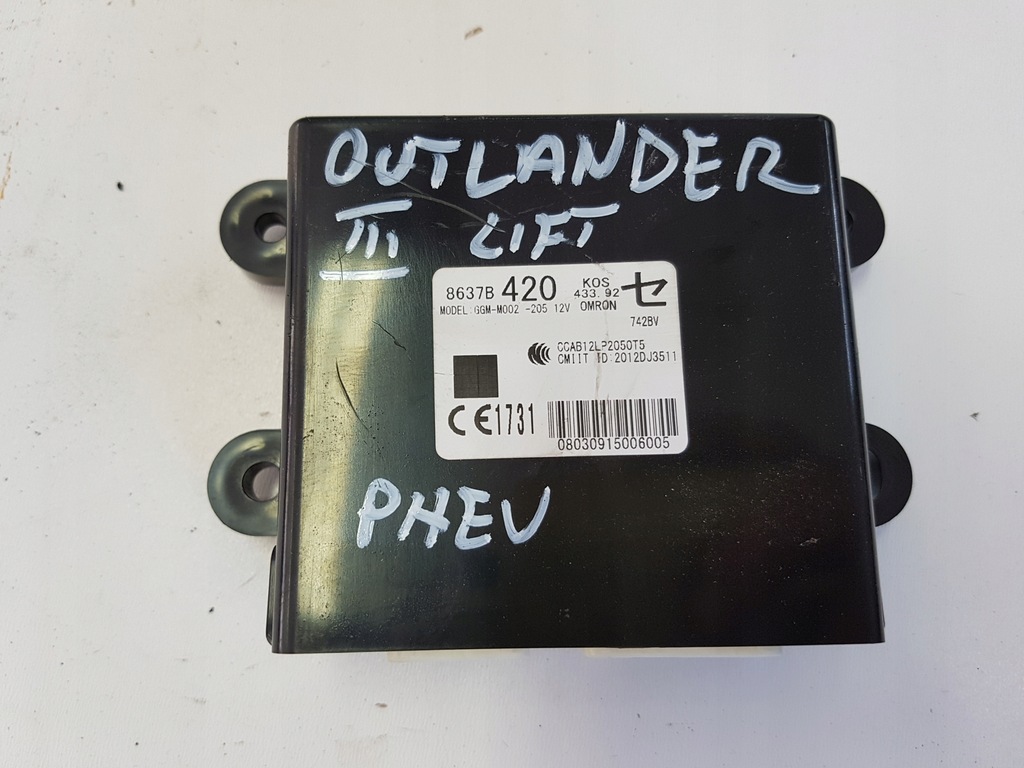 фото №1, Outlander iii lift phev модуль блок управления keyless go
