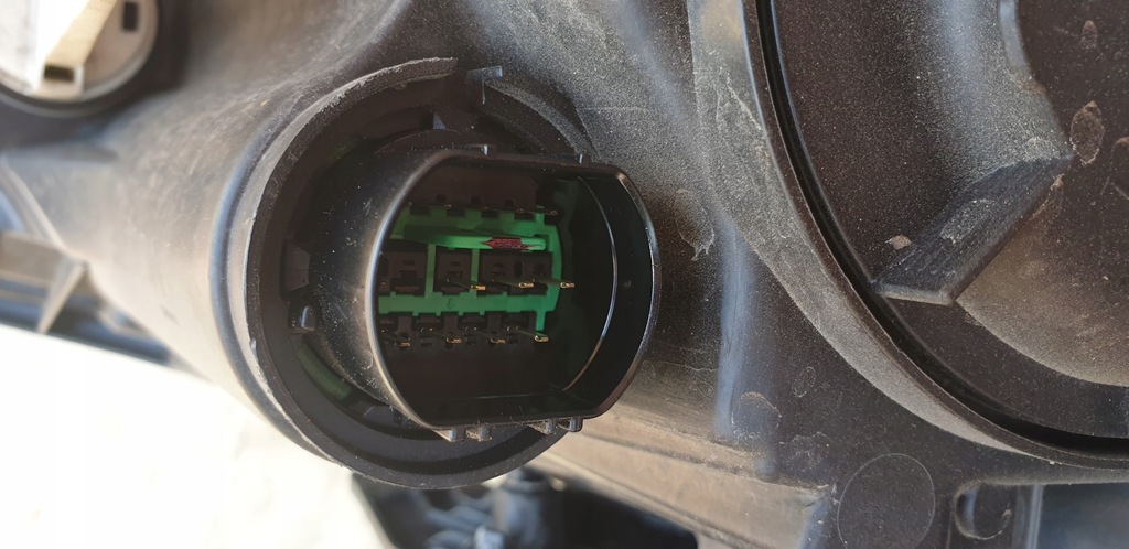 фото №7, Фара левый led kia optima 15- обычная линза