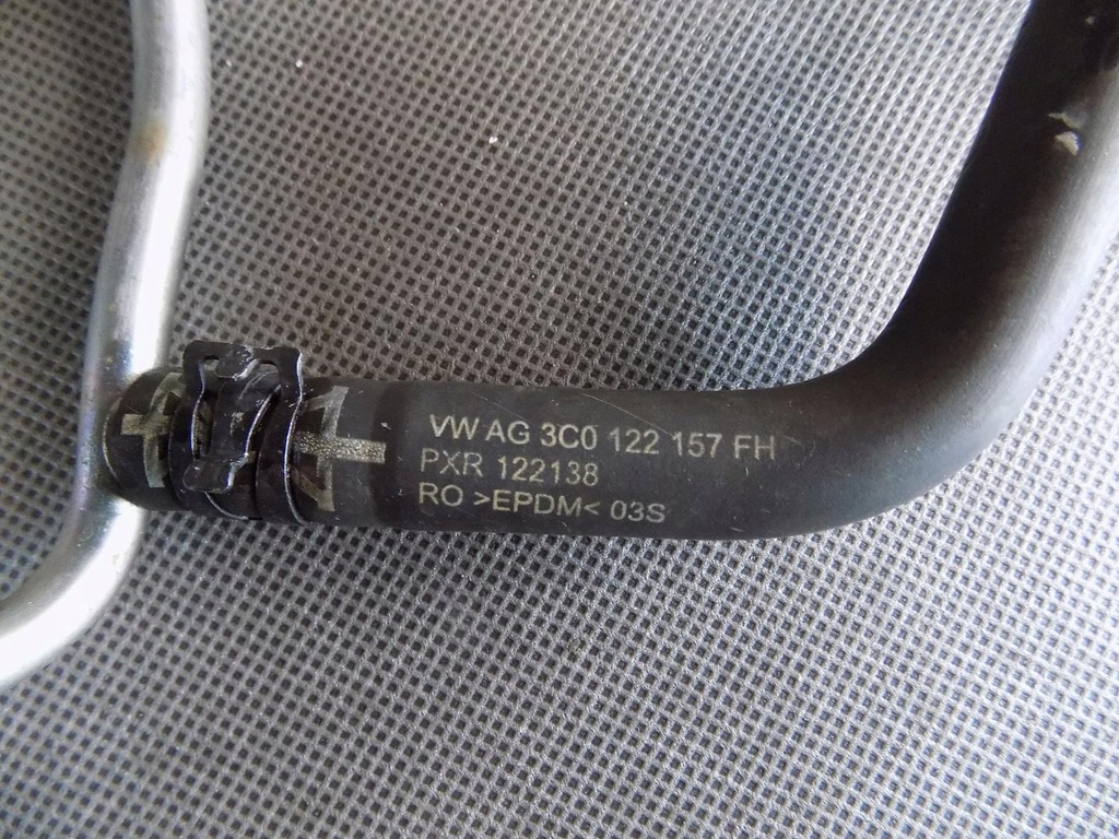 фото №3, Vw passat b7 труба wąż wody патрубок 3c0122157fh