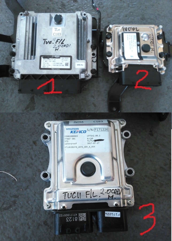 фото №1, Hyundai tucson ii lift 2018r 2.0 crdi hev бортовой компьютер