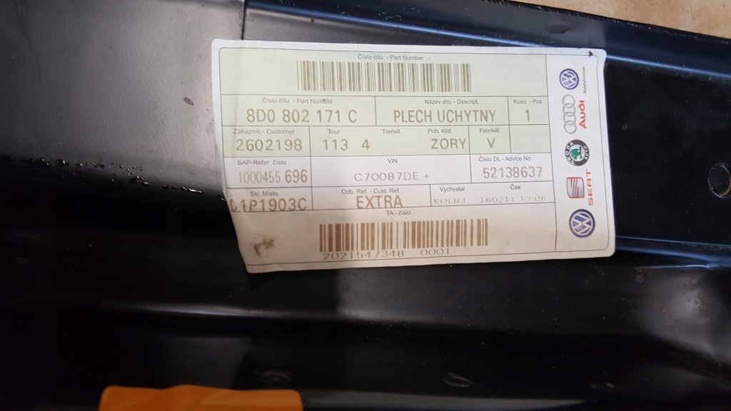 Element кузов четверть audi a4 b5 8d0 Доставка