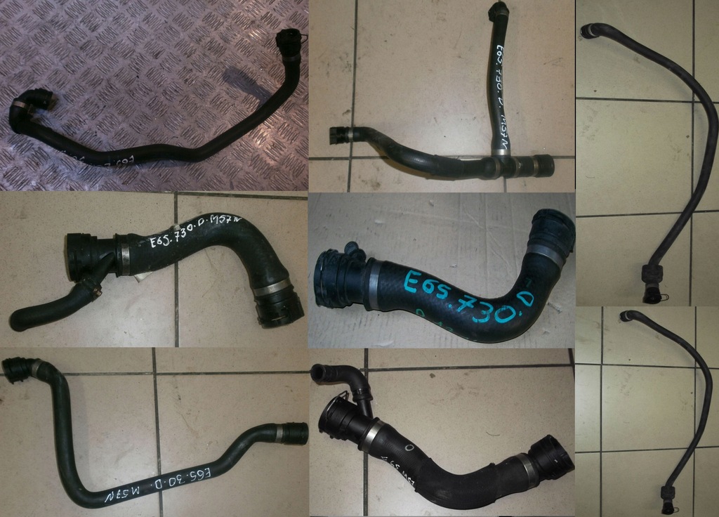 фото №1, Bmw 7 e65 e66 730d дизель wąż труба шланг wody