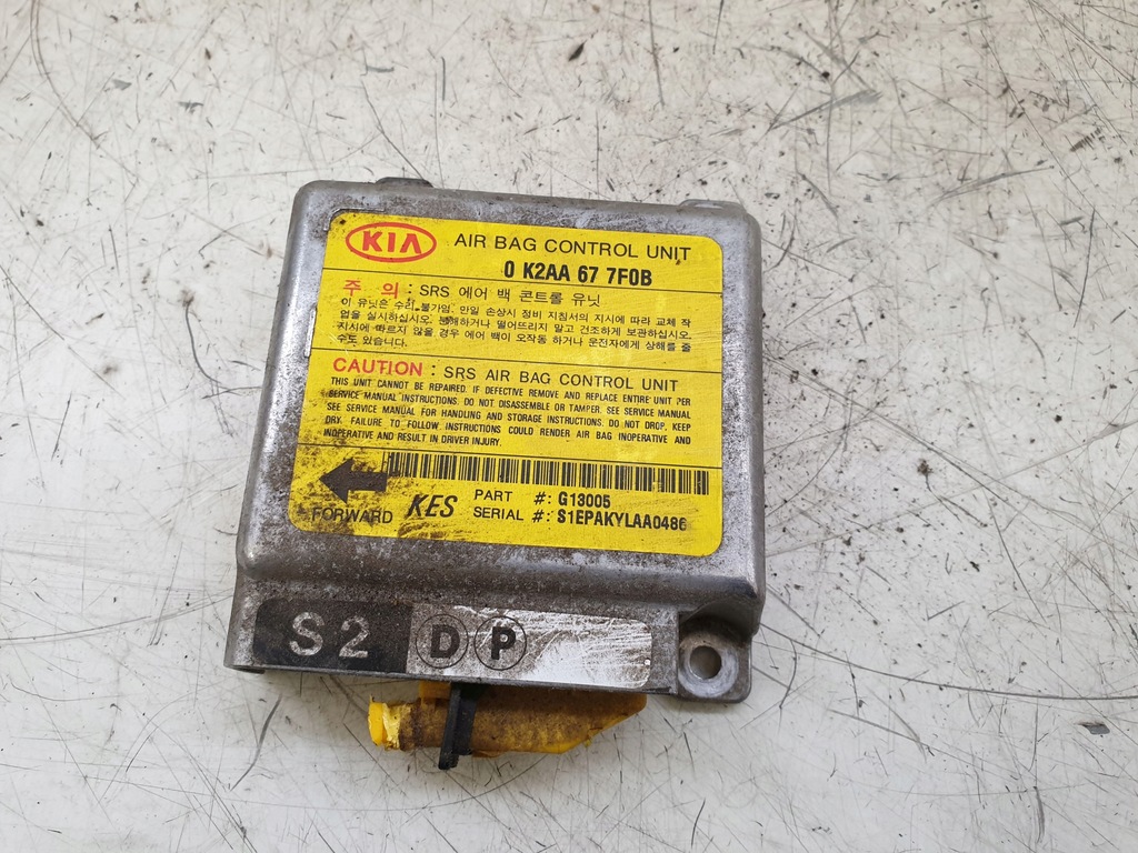 фото №1, Модуль датчик air bag kia shuma 99r 0k2aa677f0b