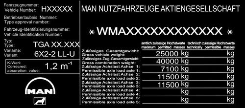 фото №15, Наклейка ідентифікаційна vin кожен typ i авто