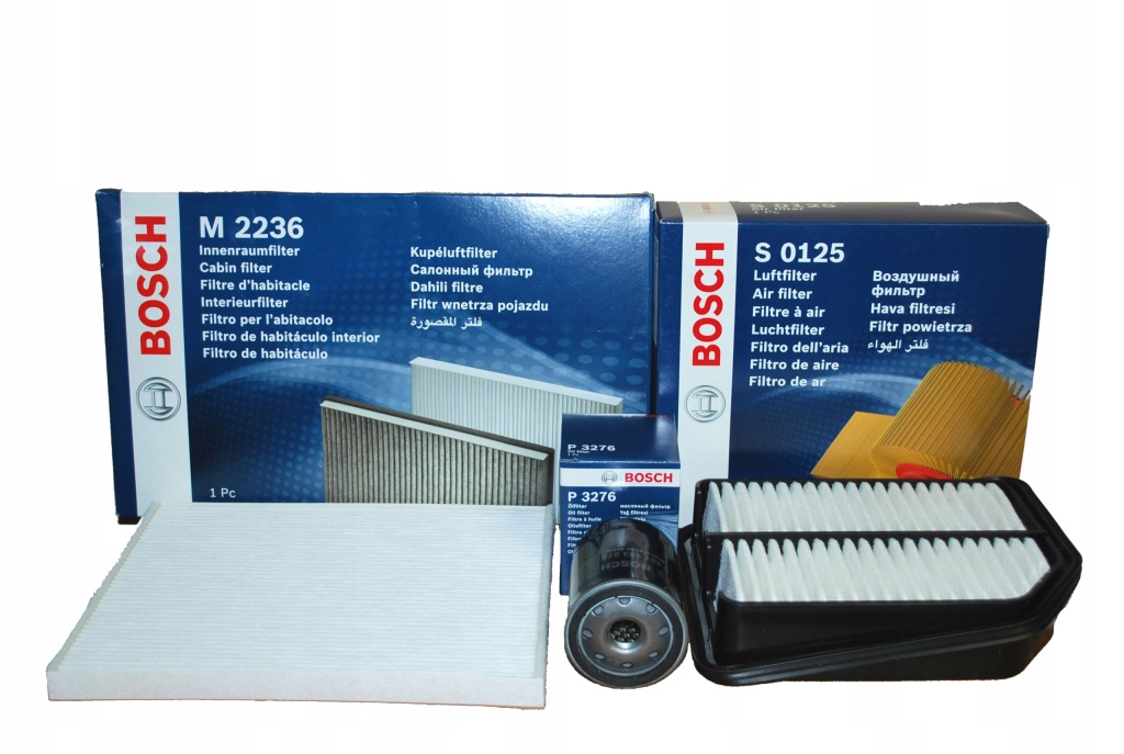 фото №1, Фильтры suzuki grand vitara ii 2.0 140km bosch kpl.