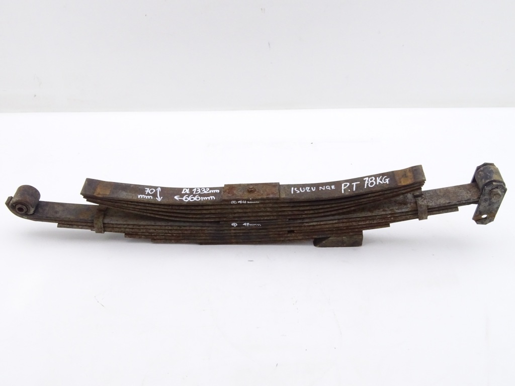 фото №1, Isuzu nqr npr nkr рессора правый задняя 12 щетка 7cm