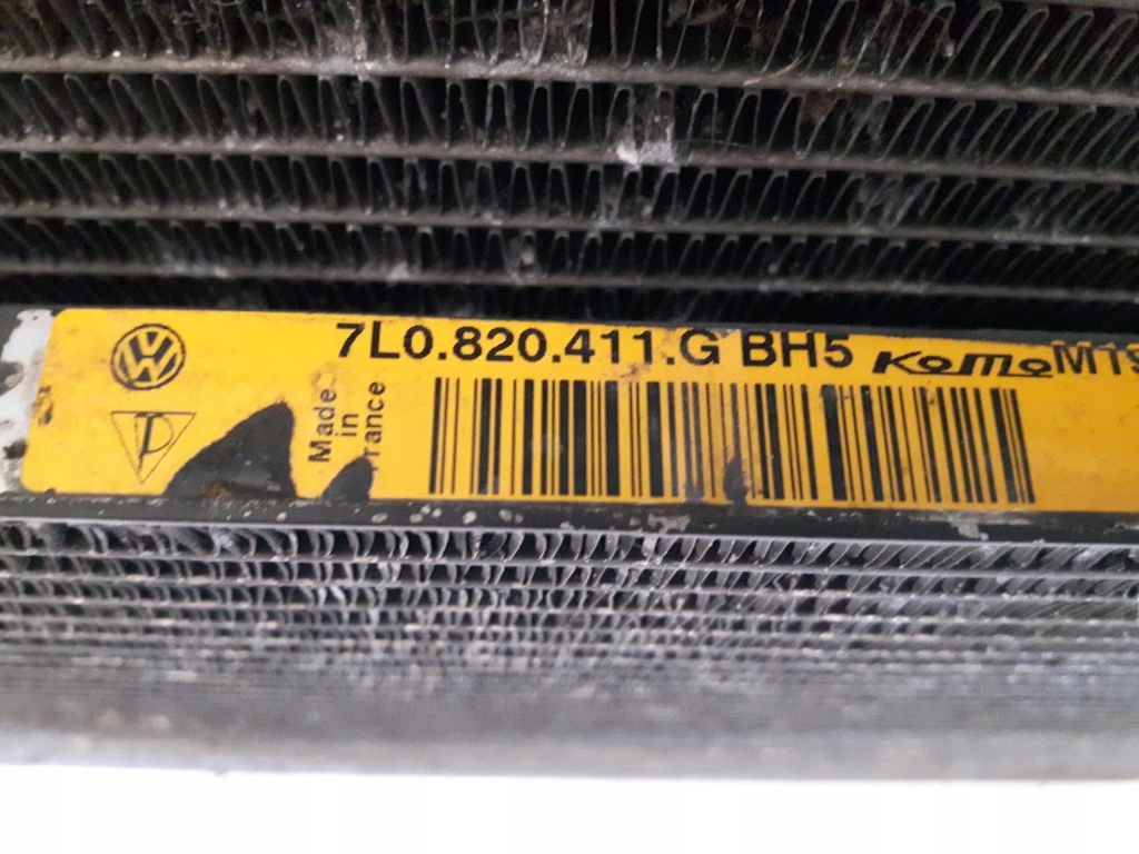 Радіатор води кондиціонер audi vw porsche 7l6121253j 4l0260401 Ціна