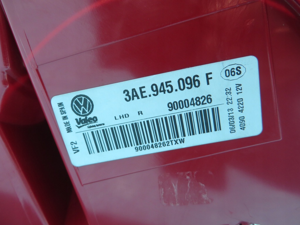 фото №5, Vw passat b7 3ae лампа задняя правая задняя