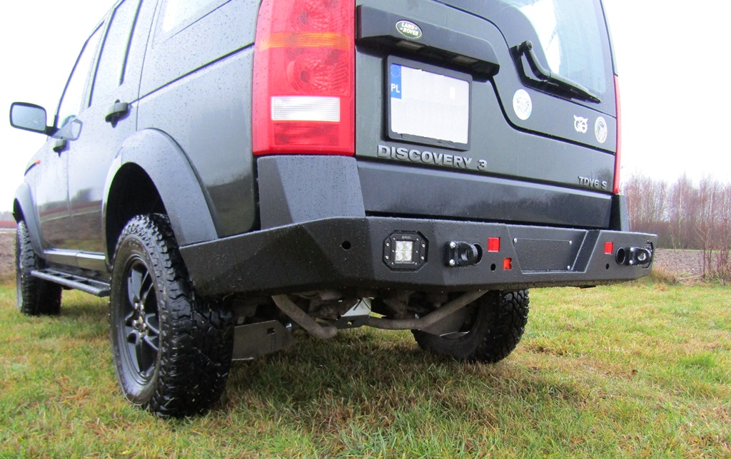 фото №9, Land rover discovery 3 i 4 бампер стальной задняя t