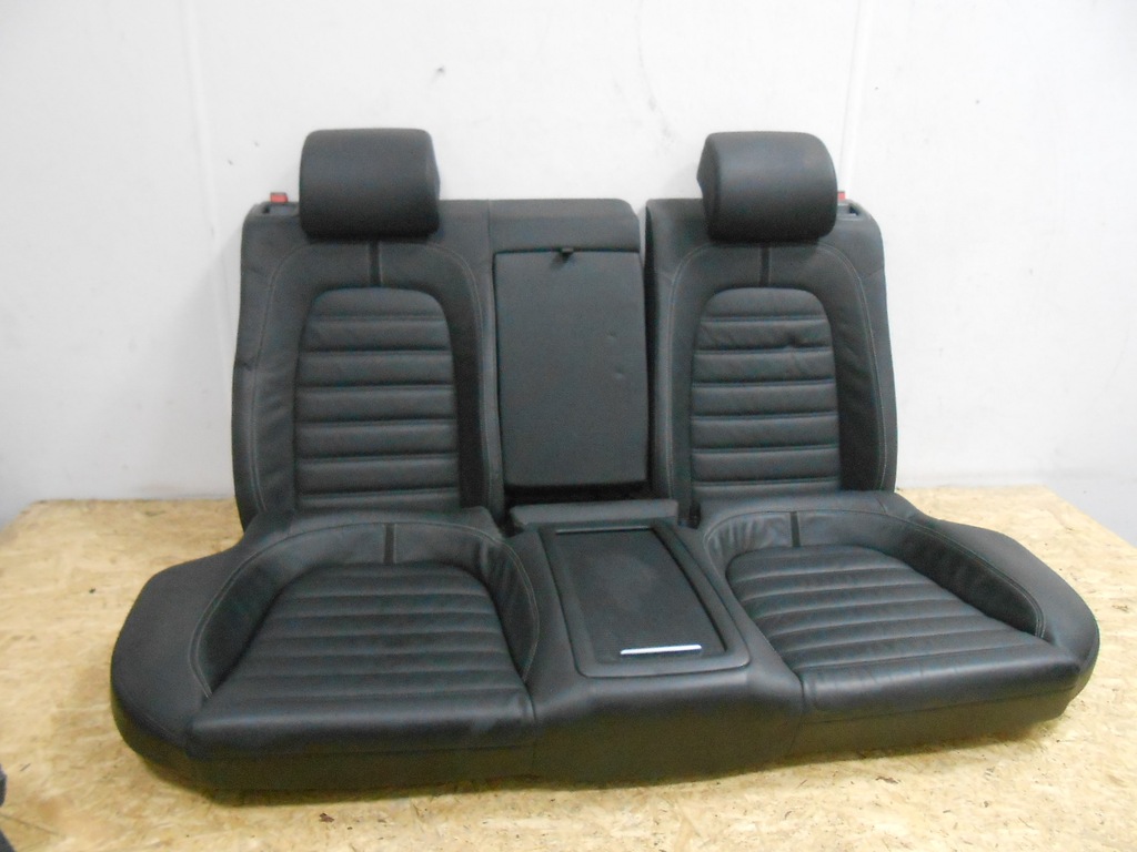 фото №1, Vw passat cc 2008- заднее сиденье задняя czarna кожа nappa