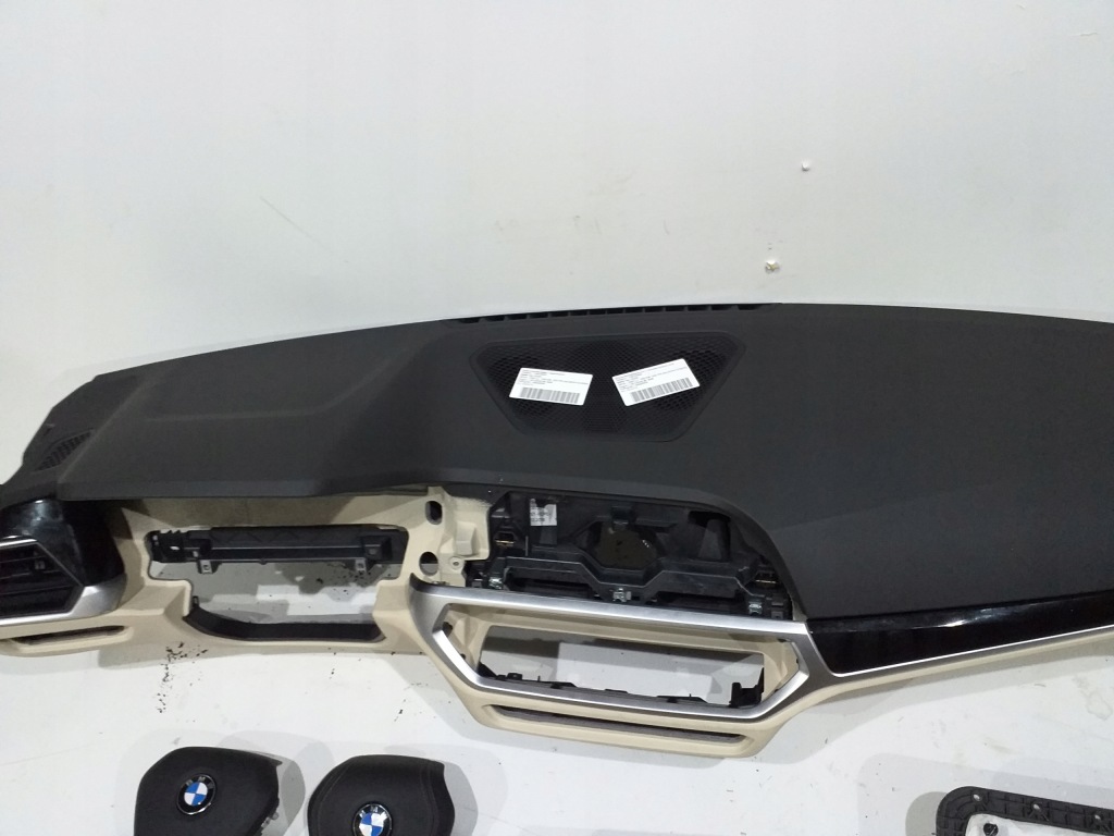 фото №6, Bmw 3 g20 g21 приборная панель консоль подушка безопасности подушки безопасности ремни оригинал демонтаж