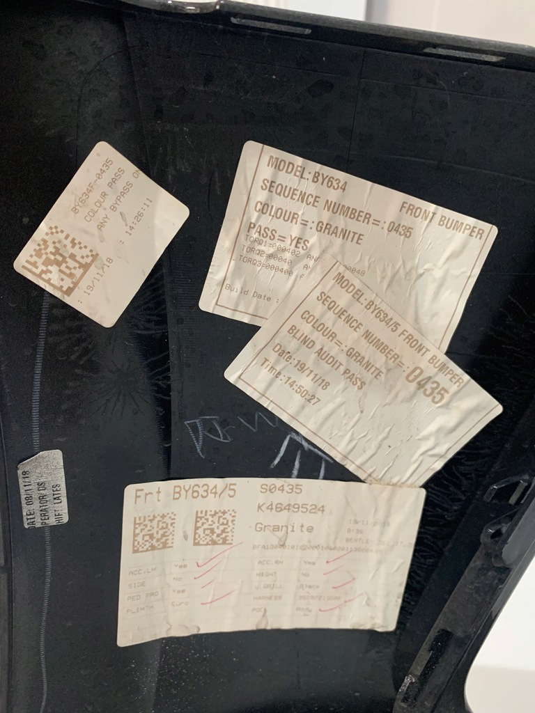 фото №15, Бампер передний перед bentley continental gt 2019