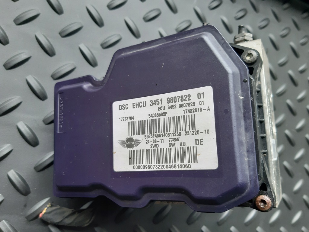 фото №1, 9807822 насос abs 2wd mini countryman r60